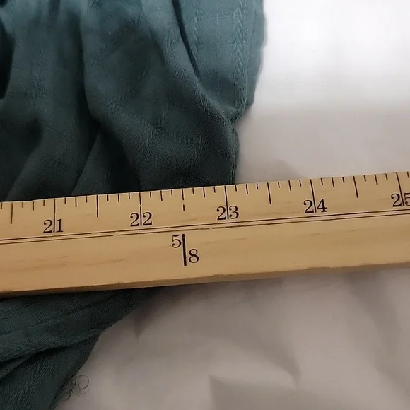 Nwt Universal Thread Dress Teal Wrap Top Full Skirt V Neck Textured - Picture 9 of 12